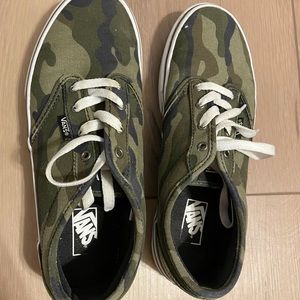 Youth Size 6 Camo Vans